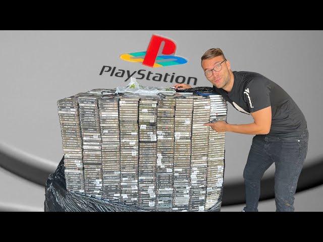 3000 PS1 Spiele gekauft! Unglaubliche Funde auf der Palette!