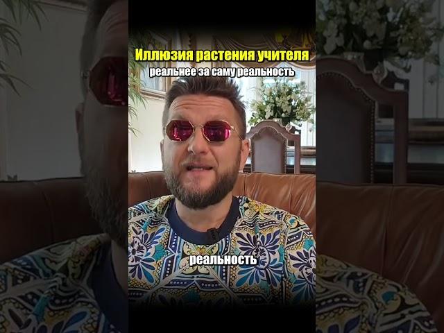 Иллюзия растения учителя. Реальнее за саму реальность