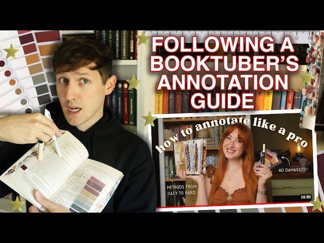 I FOLLOWED A BOOKTUBER'S ANNOTATION GUIDE ft. @PlantBasedBride