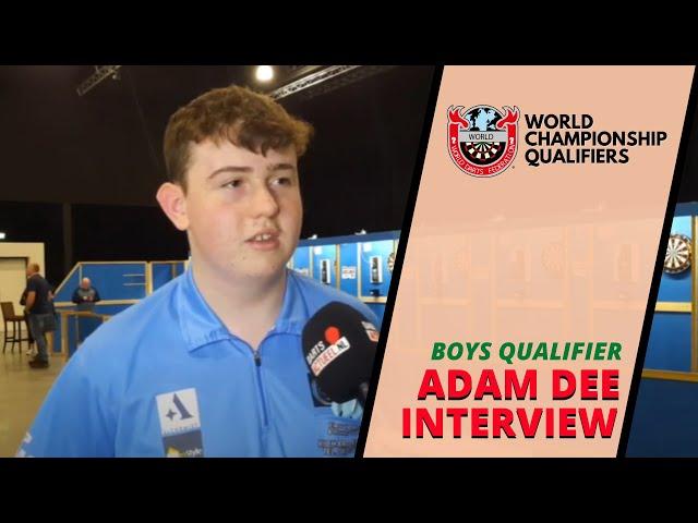 Adam Dee (17): 'I play better with nerves, than without' | WDF WK Qualifiers 2022