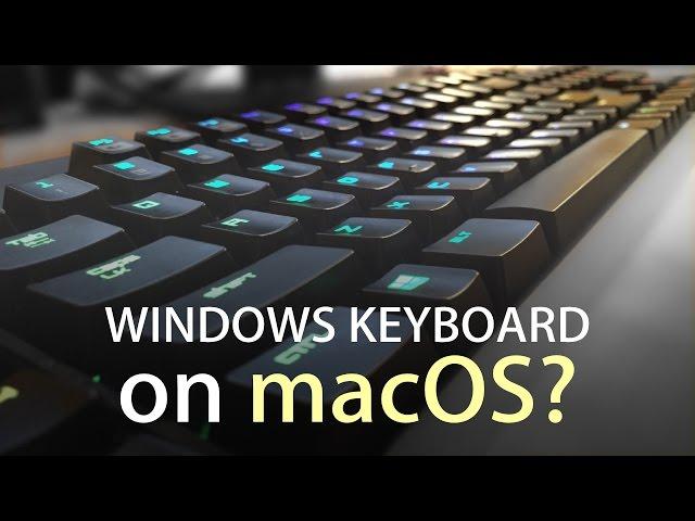 Windows Keyboard on a Mac