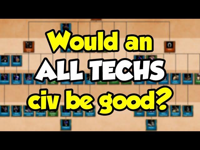 Would an "All Techs" civ be any good?