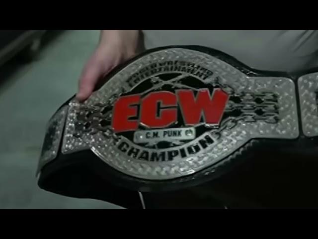 The Unused WWE ECW World Title Belt Has Finally Been Revealed!