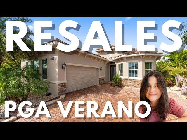 LUXURY RESALES IN PGA VERANO - PORT SAINT LUCIE FLORIDA - NEGOTIABLE PRICES - quick move in