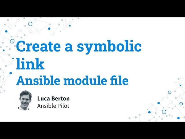 Create a symbolic link (also symlink or soft link) in Linux - Ansible module file