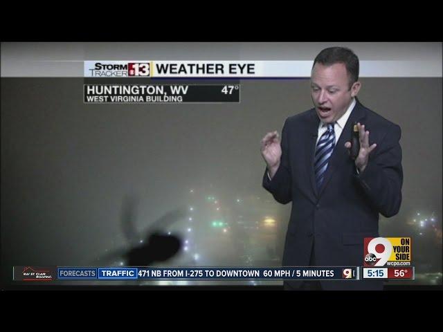 'Geez Louise!' Weather man's on-air arachnophobia reminds WCPO's weather team of their own fears