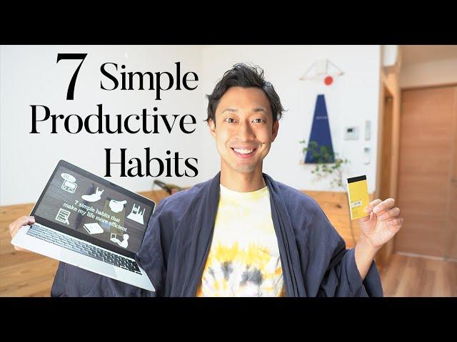 Japanese Minimalist: 7 simple productive habits