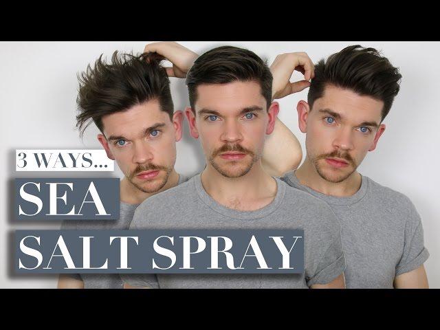 3 Ways To Use Sea Salt Spray | Men's Hair