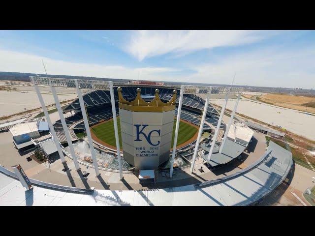 Kauffman Stadium Like You've Never Seen it Before | Drone Fly-Through Tour