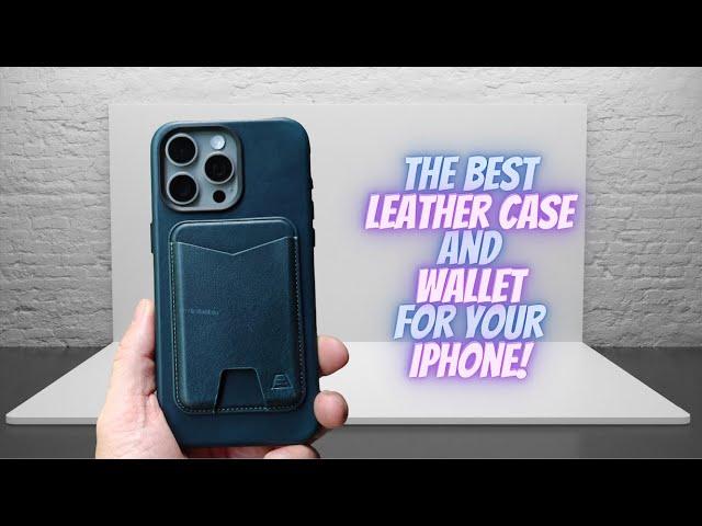iphone 15 Pro Max BEST Leather Case and Wallet from Andar!