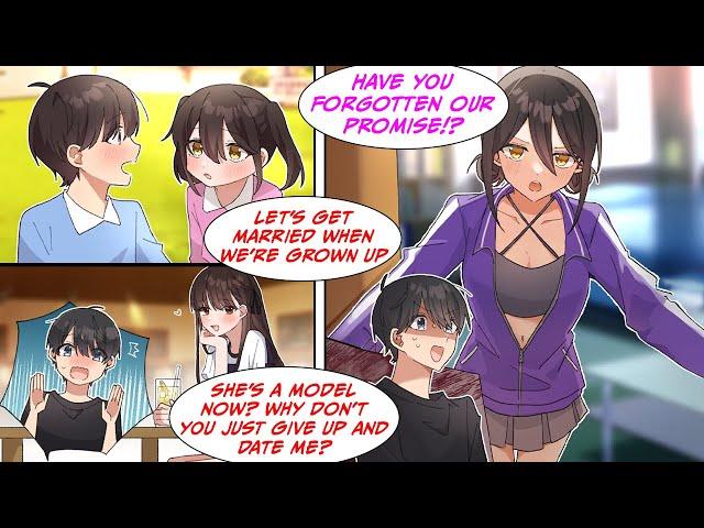 [Manga Dub] My childhood friend became a model - She Found Me With Another Girl & SNAPPED!