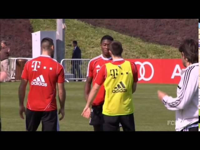 Ribery & Alaba - Footballers become friends