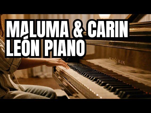 Dile al que te está informando (Tono bajo Sol M) | Maluma & Carin León Piano