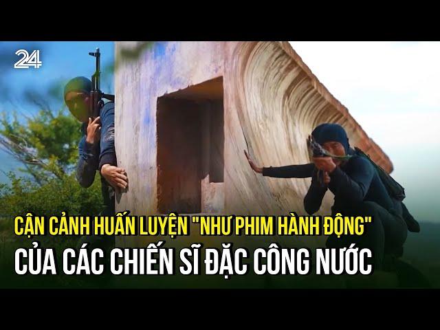 Cận cảnh huấn luyện "như phim hành động" của các chiến sĩ đặc công nước | VTV24