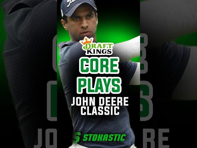 PGA DFS 2024 John Deere Classic Fantasy Golf Core Plays | Draftkings Golf DFS Picks