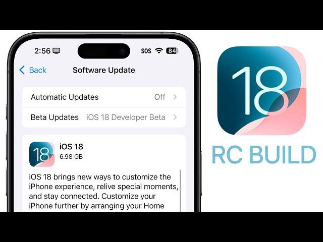 iOS 18 RC Released - What's New?