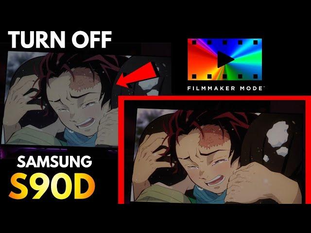 Turn Off Filmmaker Mode On Your Samsung S90D!!