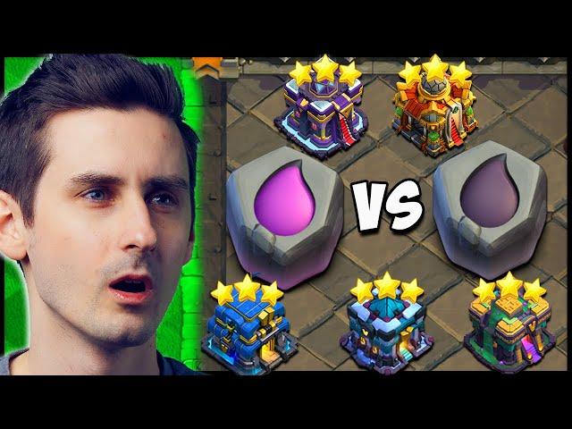 Is Elixir or Dark Elixir Troops & Spells Stronger? Ulitmate Elixir War!!