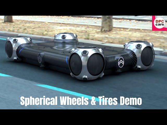 Spherical Wheels and Tires Operation Demo