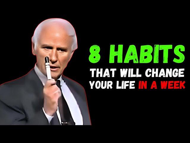 8 Habits That Will Change Your Life In a Week|Jim Rohn Speech