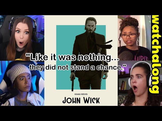 John Wick vs Tasked Crew | John Wick (2014)  First Time Watching Movie Reaction Mashup