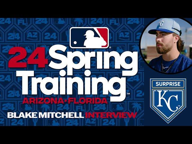 Blake Mitchell gets used to life as a rookie catcher at Spring Training