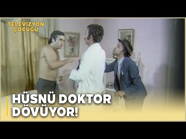 Televizyon Çocuğu Türk Filmi | Hüsnü Doktor Dövüyor!