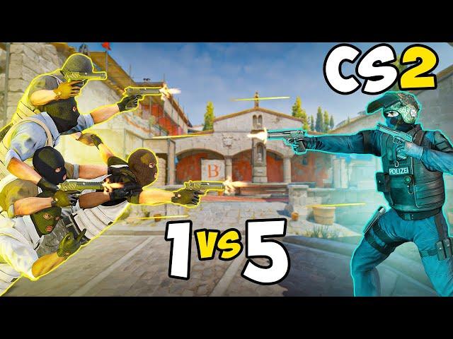 EPIC 1 VS 5 CLUTCH ON CS2 NEW MAP - CS2 PRO HIGHLIGHTS #10