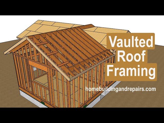 How To Build Vaulted Roof For Crawlspace Home Addition - Design, Framing And Assembly Ideas