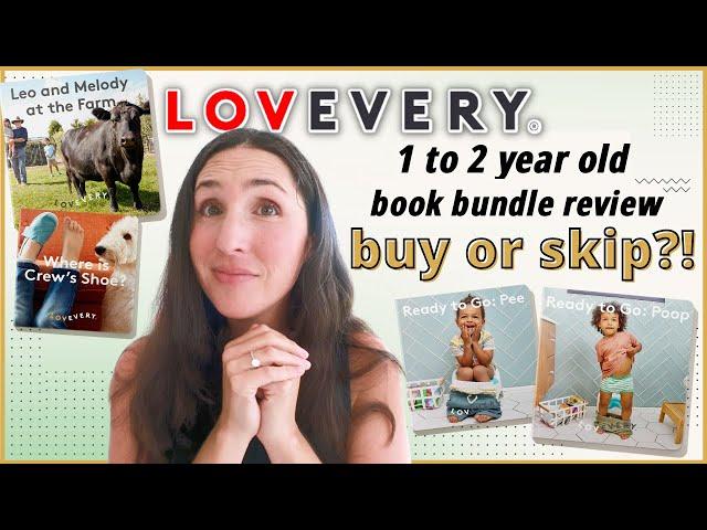 LOVEVERY BOOK BUNDLE 1 to 2 year old BOOK LIST REVIEW: Worth It?! + Complaints