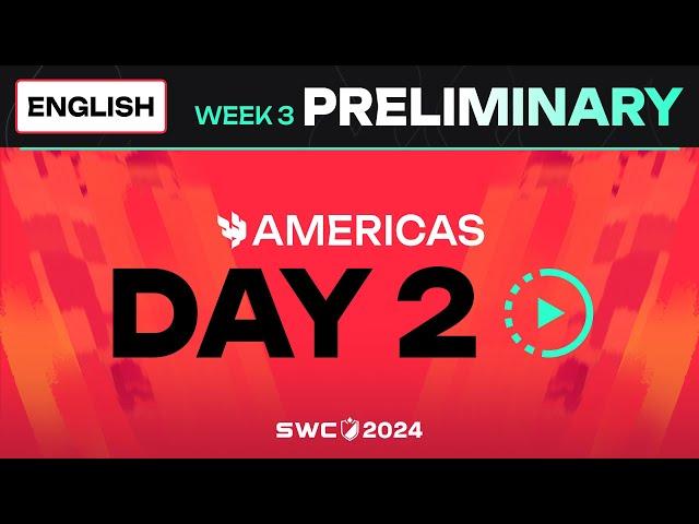 [ENGLISH] SWC2024 AMERICAS Preliminary Day 2 | Summoners War