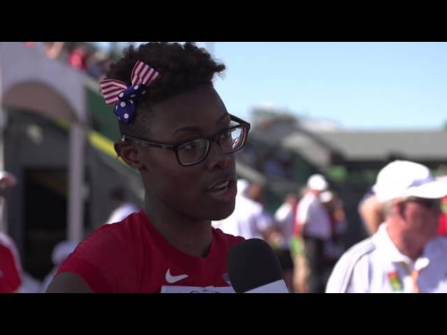 IAAF World Junior Championships 2014 - Shamier LITTLE USA 400m Hurdles Women Gold