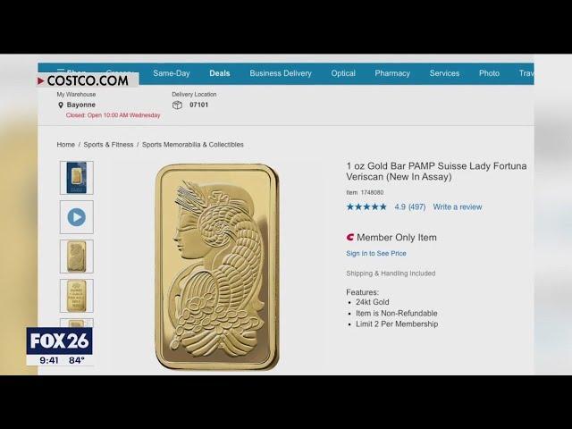 Costco now selling 1-ounce gold