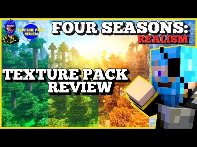 Daz Man Reviews Four Seasons: Realism Texture Pack In Minecraft Bedrock! Texture Pack Review