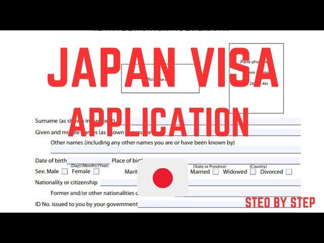 JAPAN VISA APPLICATION 2024