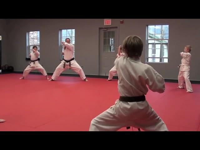 Confident Kids Karate Kata Training: Kyokushin Karate Tsuki No Kata