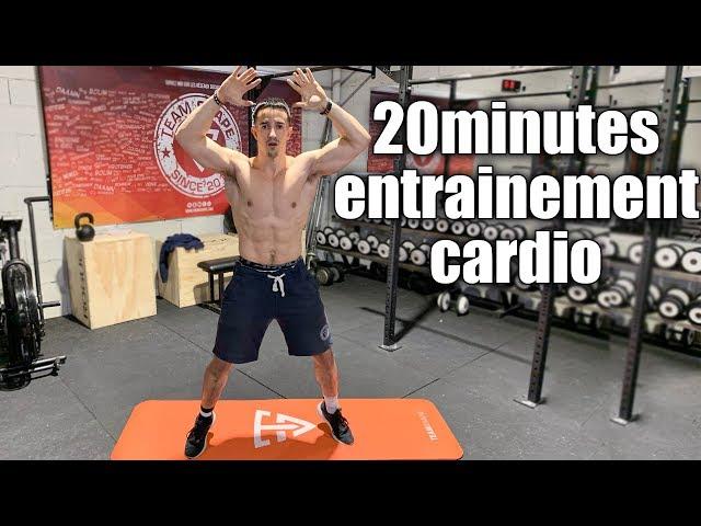 20 minutes entrainement cardio à la maison ! (sans équipement)