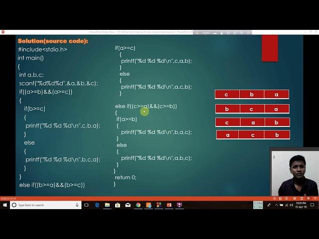 TP 04 03 Decision making If else, Logical expressions Applications in real world of conditional stat