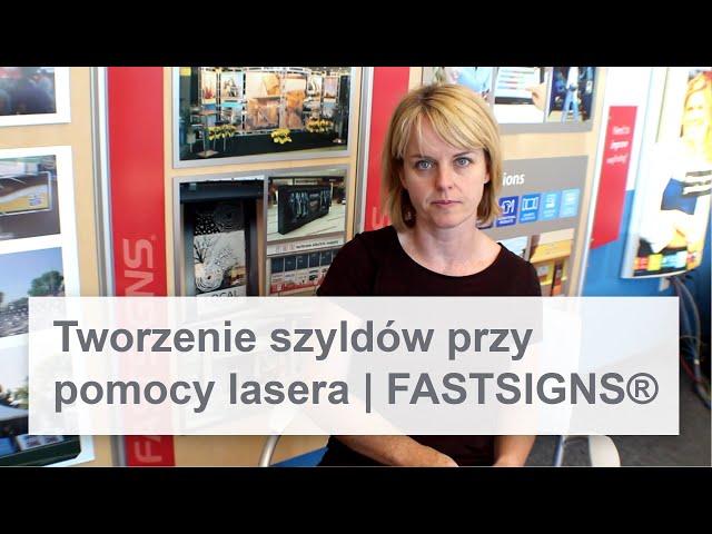 FASTSIGNS® | Tworzenie szyldów | Ploter laserowy Speedy 300