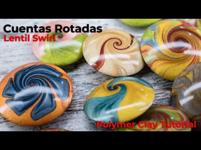 Lentil Swirl Beads - Polymer Clay Tutorial - Part 1 | Ana Belchí