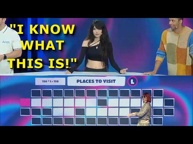 Emiru guesses with only one letter on the board