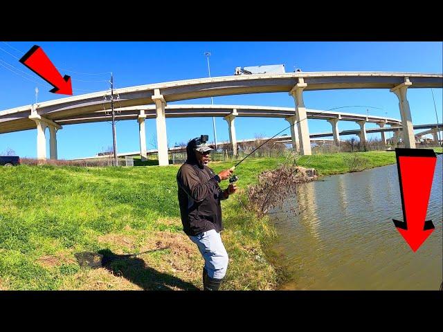 The HOUSTON FREEWAY FISHING HONEY HOLE