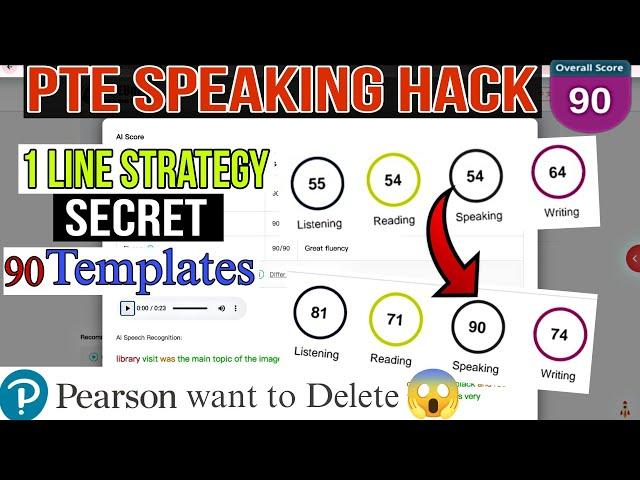 Pte Speaking Hacked |How to get 90 in Speaking| By Pawan Sr