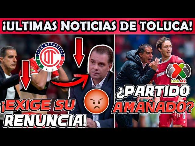 ULTIMA HORA PAIVA QUIERE SEGUIR EN TOLUCA! PIDEN INVESTIGACION A MARCEL! MARTINOLI ESTALLA FRACASO