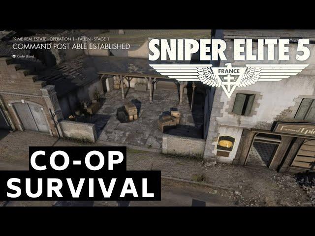 Sniper Elite 5 - Survival Co-op - Map: Prime Real Estate - 1 - Fallen