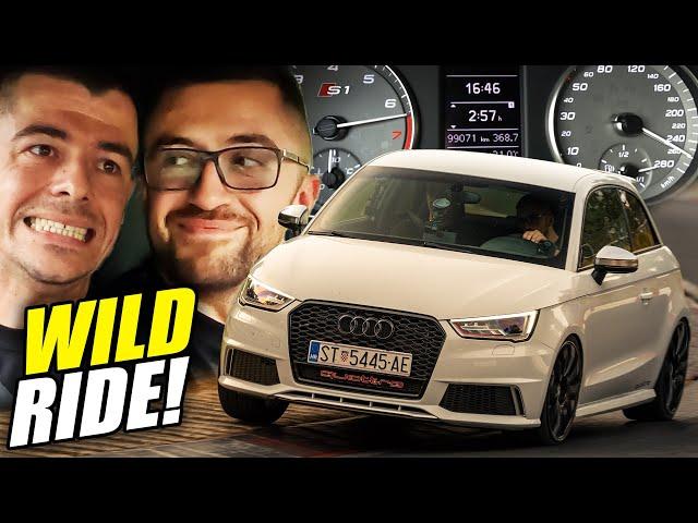 POCKET ROCKET! DSG Swapped 400hp Audi S1! // Nürburgring