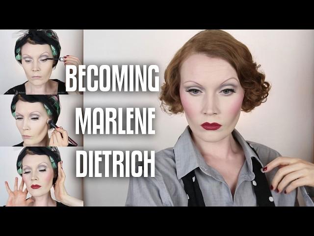 Becoming Marlene Dietrich: Her 1930s Makeup Look