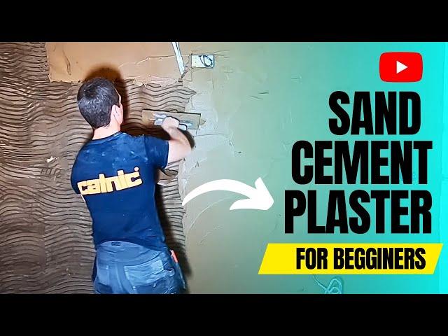 Plastering Walls With Sand Cement Render | BEGINNERS GUIDE