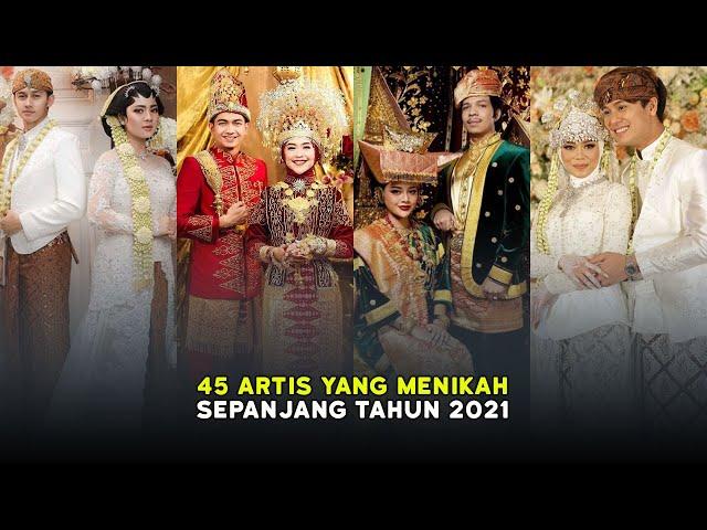 45 Artis Yang Menikah Sepanjang Tahun 2021