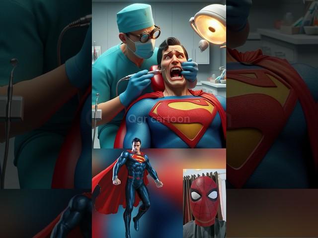 Superheroes checking teeth Marvel & DC-All Characters #marvel #avengers#shorts